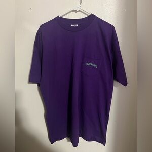 CAMEL Classic *Vintage* Promotional Logo Casual‎ T Shirt Purple Yellow Men's XL